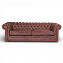 Alfie Handmade Vintage Leather Chesterfield Sofa – British Made