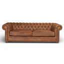 Alfie Handmade Vintage Leather Chesterfield Sofa – British Made