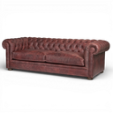 Alfie Handmade Vintage Leather Chesterfield Sofa – British Made