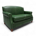 Burlington Club Sofa – Distressed Vintage Leather, Handmade in Britain