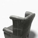 Queen Anne Handmade Leather Wingback Armchair | British Made