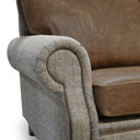 Hepburn Armchair — Harris Tweed & Leather, Handmade in Britain