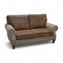 Handmade Hugh Harris Tweed & Leather Sofa | British Made