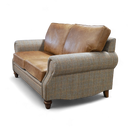 Hepburn Sofa — Harris Tweed & Leather, Handmade in Britain