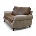 Handmade Hugh Harris Tweed & Leather Sofa | British Made