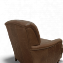 Howard Armchair – Distressed Vintage Leather, Handmade in Britain