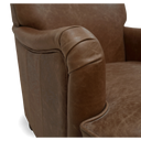 Howard Armchair – Distressed Vintage Leather, Handmade in Britain