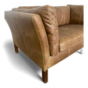 Groucho Handmade Deep Seated Leather Sofa | British Made