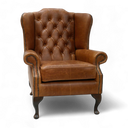Berkley Wingback Armchair – Handcrafted Chesterfield High-Back Chair Made in Britain