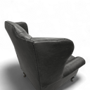 Berkley Vintage Leather Chesterfield Wingback Armchair | Handmade in Britain