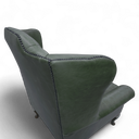 Berkley Vintage Leather Chesterfield Wingback Armchair | Handmade in Britain