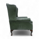 Berkley Vintage Leather Chesterfield Wingback Armchair | Handmade in Britain