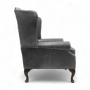 Berkley Vintage Leather Chesterfield Wingback Armchair | Handmade in Britain