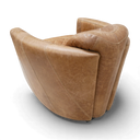 Jet Handmade Mid-Century Leather Armchair | British Made