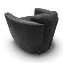 Jet Handmade Mid-Century Leather Armchair | British Made