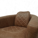Jet Handmade Mid-Century Leather Armchair | British Made