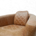 Jet Handmade Mid-Century Leather Armchair | British Made