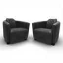 Jet Handmade Mid-Century Leather Armchair | British Made