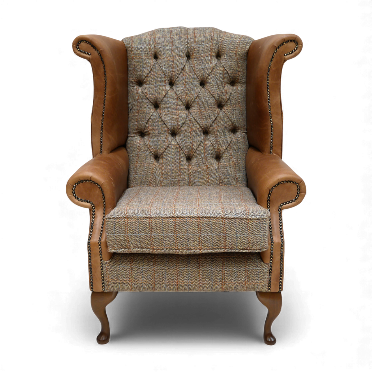 Handmade Harris Tweed Armchairs