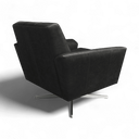 Space Handmade Swivel Leather Armchair | British Made