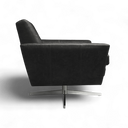 Space Handmade Swivel Leather Armchair | British Made