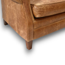 Handmade Burlington Vintage Leather Club Sofa | British Made