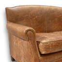 Handmade Burlington Vintage Leather Club Sofa | British Made