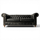 Hunter Handmade Vintage Leather Chesterfield Sofa