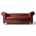 Hunter Handmade Vintage Leather Chesterfield Sofa