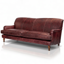 Howard Sofa – Distressed Vintage Leather, Handmade in Britain