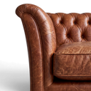 Earl Chesterfield Leather Sofa