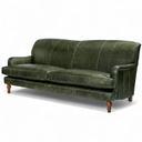 Howard Sofa – Distressed Vintage Leather, Handmade in Britain
