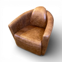 Original Halo Rocket Aviation Chair in Tan Leather
