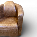 Original Halo Rocket Aviation Chair in Tan Leather