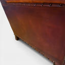 Original Old Boot Bookworm Armchair in Hand-Dyed Tan Leather