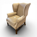 Halo Downing Wingback Armchair – 100% Linen