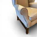 Halo Downing Wingback Armchair – 100% Linen