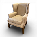 Halo Downing Wingback Armchair – Linen