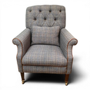 Tetrad Bowmore Harris Tweed Armchair – Vintage Style British Armchair