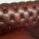 Original Old Boot Judge Chesterfield Sofa – Vintage Dark Tan Leather Sofa