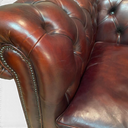 Original Old Boot Judge Chesterfield Sofa – Vintage Dark Tan Leather Sofa
