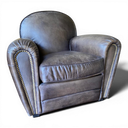 Vintage Halo Cigar Chair – Antiqued Olive Green Leather Armchair