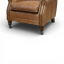 Wilder Handmade Distressed Vintage Leather Club Armchair – British Made