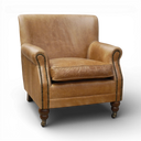 Wilder Handmade Distressed Vintage Leather Club Armchair – British Made