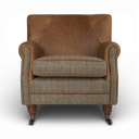 Wilder Handmade Harris Tweed Club Armchair – British Made