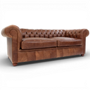 The Chester Handmade Vintage Leather Chesterfield Sofa – British Made