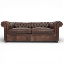 The Chester Handmade Vintage Leather Chesterfield Sofa – British Made
