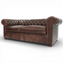 The Chester Handmade Vintage Leather Chesterfield Sofa – British Made
