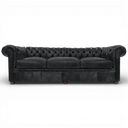 The Chester Handmade Vintage Leather Chesterfield Sofa – British Made
