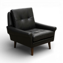 Apollo Handmade Mid-Century Leather Armchair – British Made